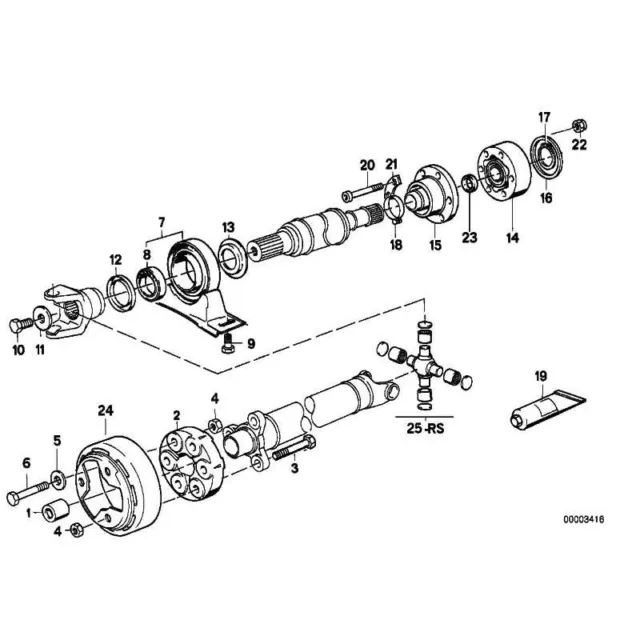 2x Original BMW 83190447919 - Schmierstoff Olistamoly 2 LN 584 LO 100G 1er 3e... 3