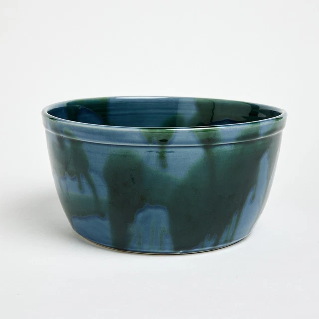 Hand made Dog or utility bowl.Stoneware bespoke glazes. Made in Bendigo AU.