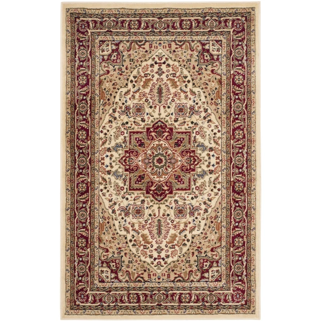 Safavieh Lyndhurst Lnh330a Ivory / Red Rug