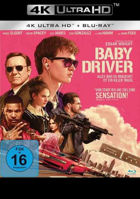 Baby Driver - 4K Ultra HD Blu-ray + Blu-ray # UHD+BLU-RAY-NEU