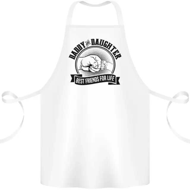 Daddy & Daughter Best Friends Fathers Day Cotton Apron 100% Organic