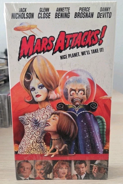 MARS ATTACKS 1997 Sealed Warner Brother VHS Watermark Tim Burton 75 mars-attacks-1997-sealed-warner-brother-vhs-watermark-tim-burton-75