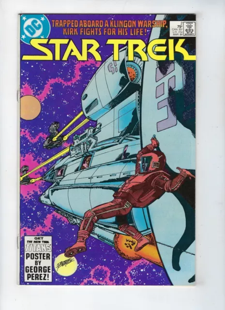 STAR TREK # 2 DC Comics, Mike Barr/Tom Sutton/George Perez cvr. MAR 1984