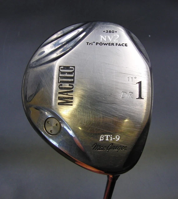 Japanese MacGregor MacTec NV2 BTi-9 1 Wood/Driver 11° Regular Graphite PG Grip Japanese MacGregor MacTec NV2 BTi-9 1 Wood/Driver 11° Regular Graphite PG Grip