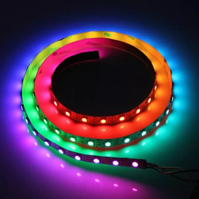 5M RGB LED Strip Lights With TV LCD Back Light 12V Colour Changing Self Adhesive