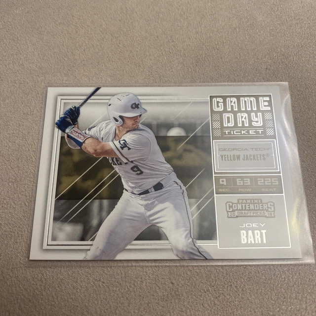2018 Panini Contenders Draft Picks Game Day Tickets #12 Joey Bart Rookie Card