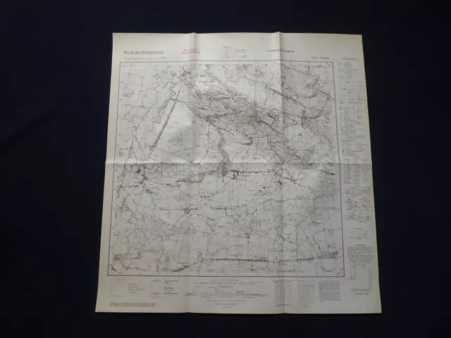 Landkarte Meßtischblatt 4675 Tonia, Reichsgau Wartheland, Krs. Kempen, von 1940
