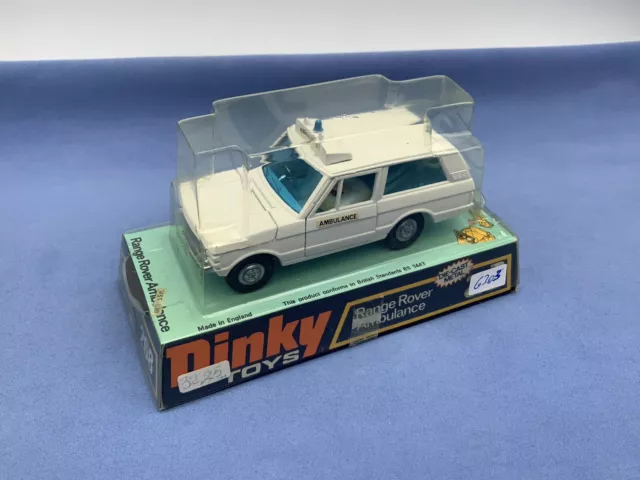 Alter Dinky Toys 268 Ambulance Range Rover 1:43  @6303@ Blechspielzeug