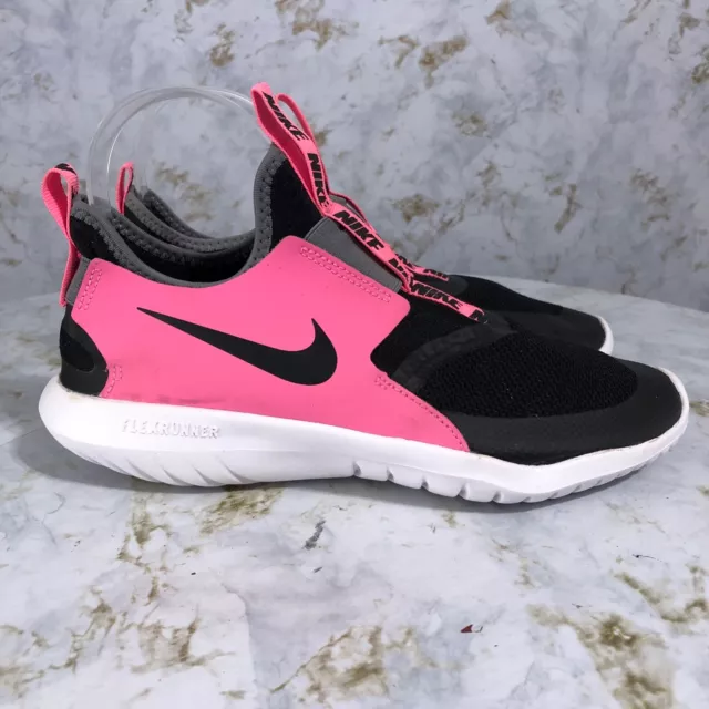 Nike Flex Experience RN Womens Sz 8.5 Running Shoes Black White Athletic Sneaker