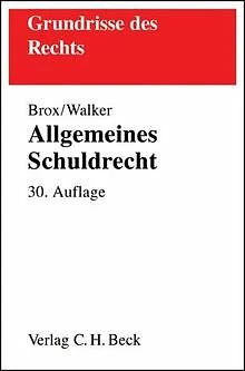 Allgemeines Schuldrecht. Grundrisse des Rechts von Brox,... | Buch | Zustand gut