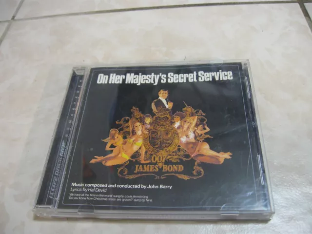2003 Vintage Bond On Her Majestys Secret Service Soundtrack Cd Compact Disc Rare