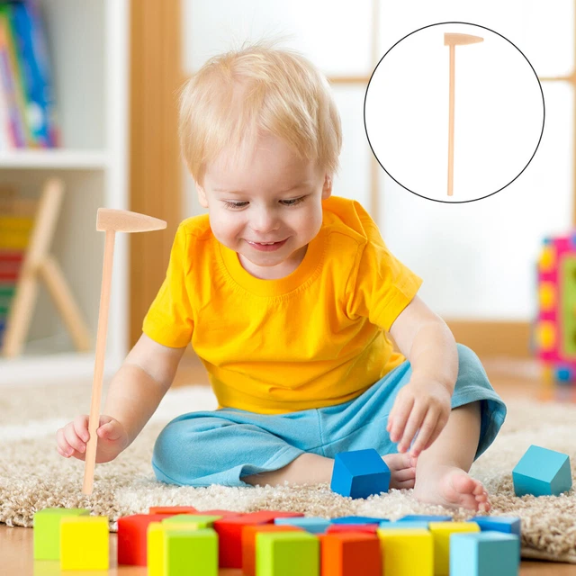 Martello di legno legno strumento educativo per bambini rimovibile