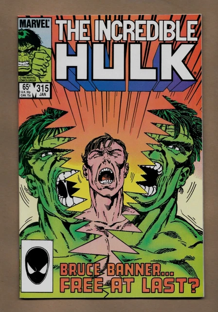 Incredible Hulk #315 (Jan, 1986) Story & Art by John Byrne! Doc Samson NM+ 9.6
