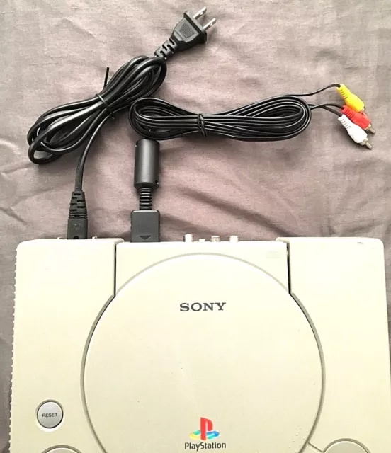 Neuf PS1 Câble Av & AC Puissance Cordon Paquet (sony PLAYSTATION)