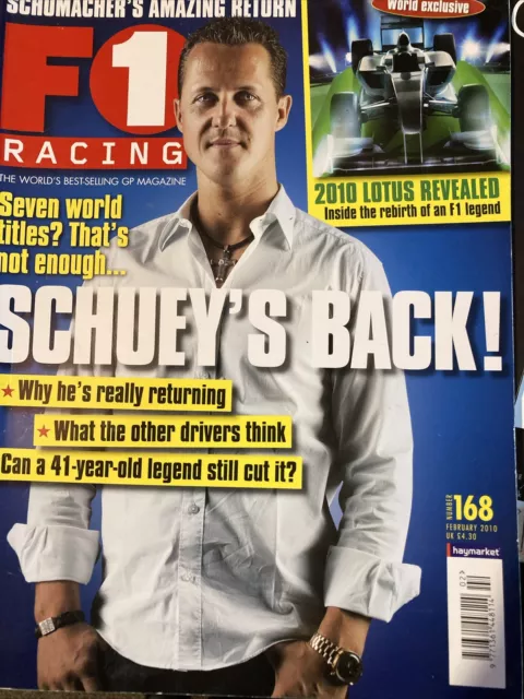 F1 Racing Magazine (February 2010) F1 Schuey’s Back!