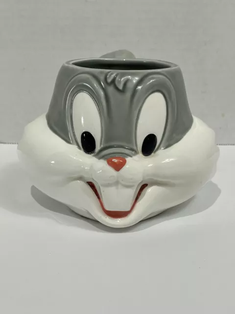 Vintage 1989 Bugs Bunny Looney Tunes 3D Coffee Cup Mug Warner Bros Ceramic A4