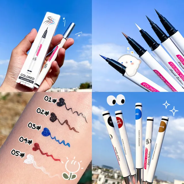 Eyeliner Liquid Eye Liner Pen Matte Pencil Make Up Cosmetic Waterproof Colors CA