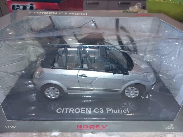 Norev 1/18 Citroen C3 Pluriel Grise