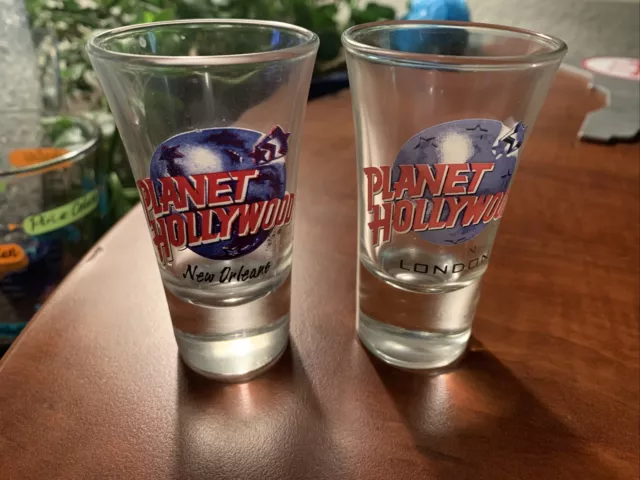 planet hollywood shot glass