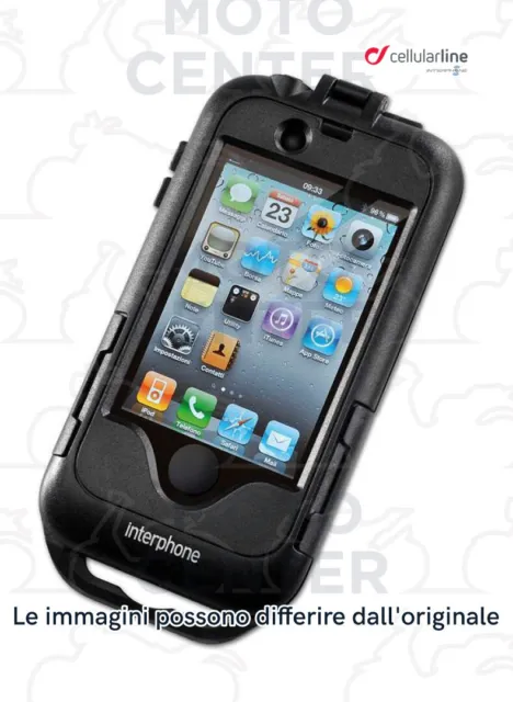 Supporto Cellular Line Per Porta Iphone 4S/4 Per Moto Manubri Tubolari