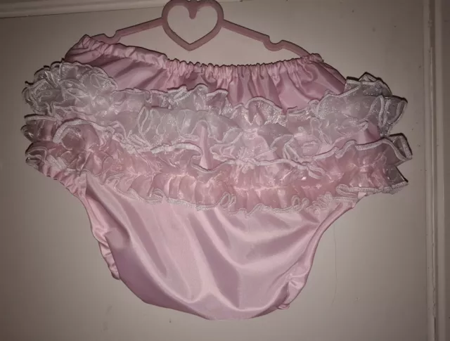 SISSY LUXURY RUFFLED FRILLY Adult Baby KNICKERS PANTS TV MAID Made To  Measure £44.99 - PicClick UK