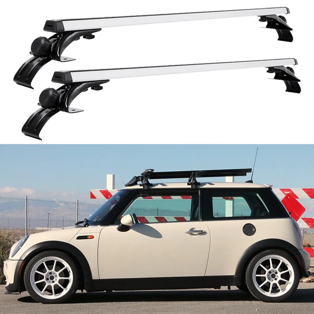 FOR MINI COOPER R52 R53 R56 Roof Rack Aluminum Cross Bar Luggage