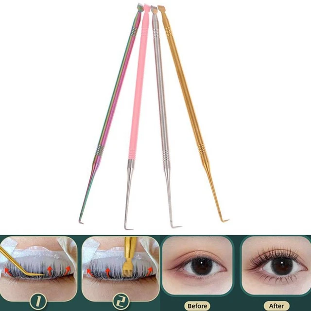 Outils de levage de Perm de cils Nettoyer les tiges Extension des cils