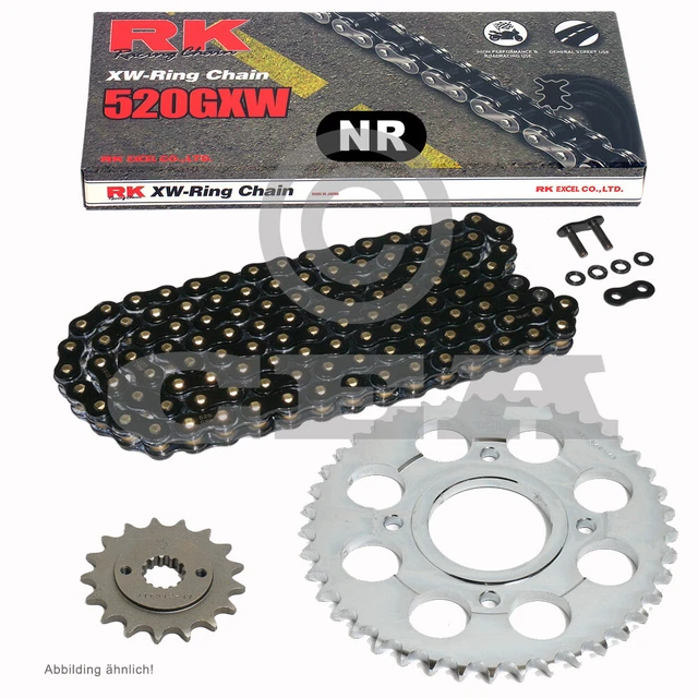 Kit Chaîne Pour Kawasaki Z1000 J1 J2 - Marque Enuma - Neuf (petits Défauts Possibles)