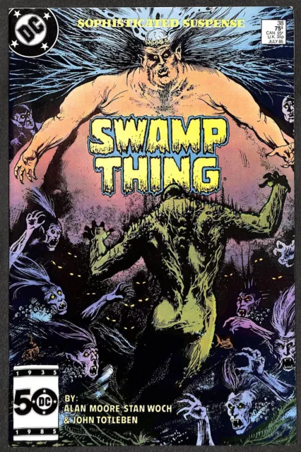 Saga of the Swamp Thing #38 2nd Full Appearance of John Constantine VFN+