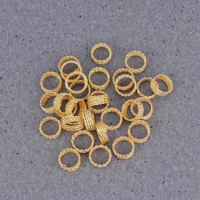 30 PIEZAS Accesorios Dreadlock Dreadlocks Perlas Anillo para el Cabello Señorita Mujer