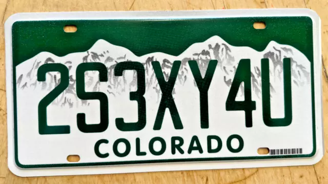 Colorado Graphic Vanity License Plate " 2 S3Xy4U " Too Sexy 4 You Hot Nasty Gal
