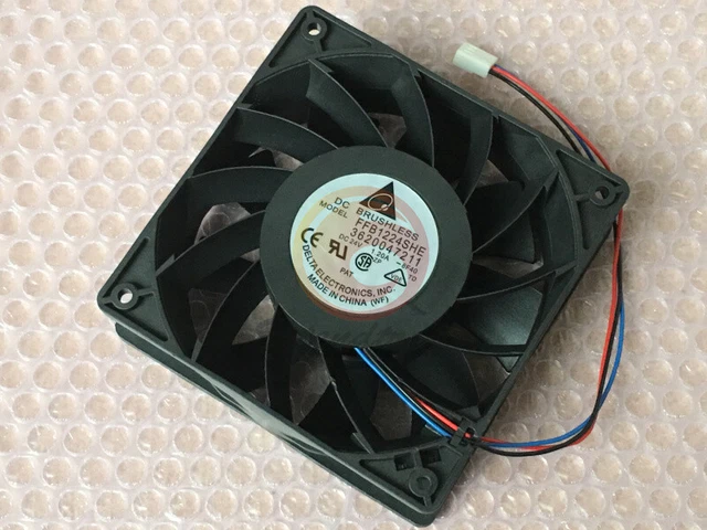 Un Delta 12CM Refroidissement Ventilateur FFB1224SHE 1.2A DC24V 12038