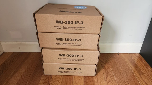 WattBox WB-300-IP-3 IP Power Conditioner - QTY 4 - BRAND NEW IN BOX