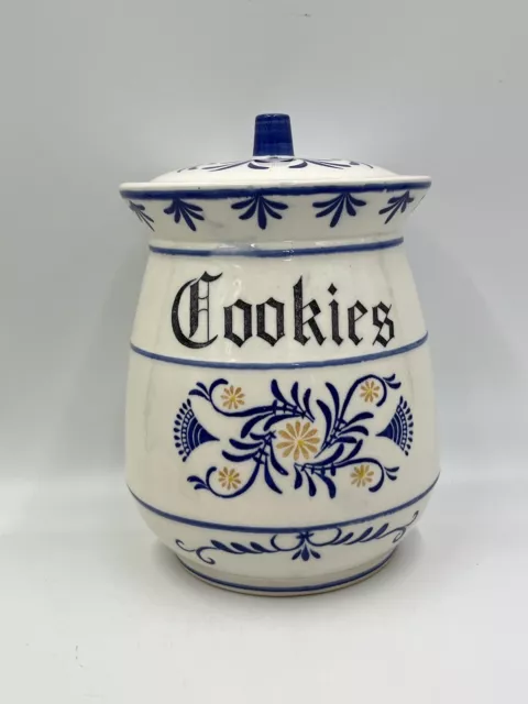 Vintage Heritage Royal Sealy Cookie jar 8” Tall Ceramic Japan