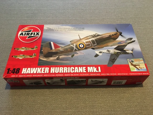 AIRFIX HAWKER HURRICANE Mk.1 1:48 SCALE MODEL KIT A05127 £20.65 ...