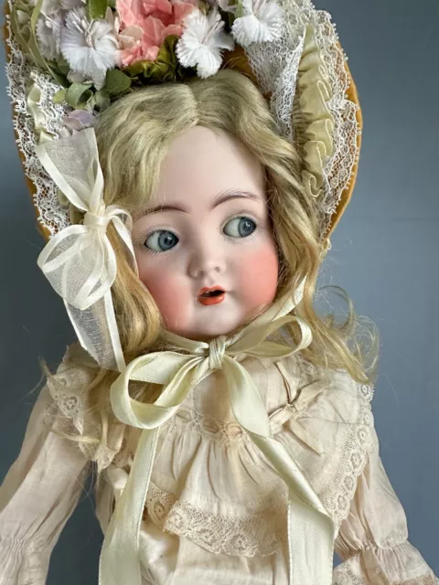 50cm Kammer 117n Simon Halbig Antique German Doll Bisque Head flirty Sleep Eyes