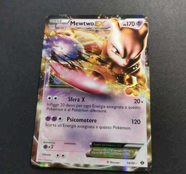 CARTA POKÉMON RARA - Mewtwo Ex - edizione italiana EUR 1,00 - PicClick IT