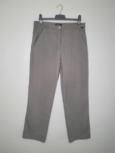 Rohan Womens Fusion Trousers UK 12 Stone Taupe Hiking Walking