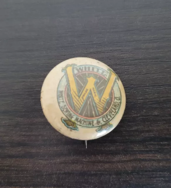 WHITE Sewing Machine Co. - Cleveland, OH Advertising PIN