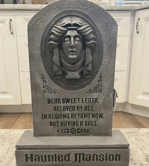 DISNEY HAUNTED MANSION Madame Leota Animated Tombstone Lowes 214.99