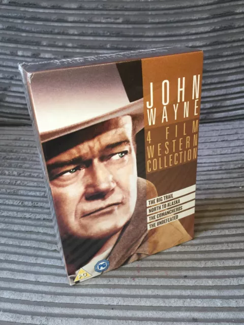 John Wayne 4 Film Western Collection DVD Boxset Region 2 PAL Brand New Sealed