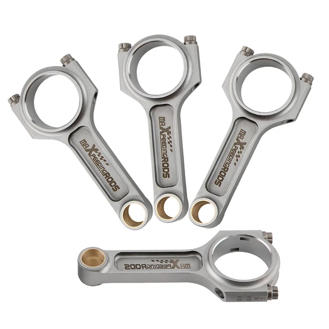 4340 EN24 Barre di collegamento bulloni fascio a I per Subaru Impreza WRX 2006-2014 130,5 mm