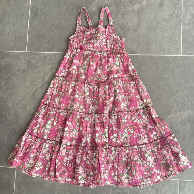 TU Girls Summer Dress Pink Floral Flower Print Age 3 Years BNWT