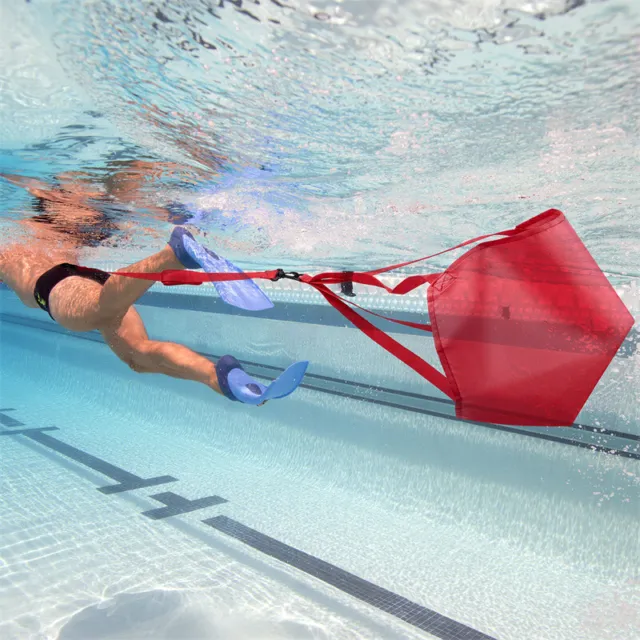 Swim Resistance Training Belt Drag for Swimming Parachute Exercise Band