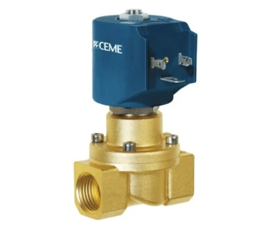 Elettrovalvola Acqua Ceme Nc Normalmente Chiusa 1" Bobina E Connett. 220 V Italy