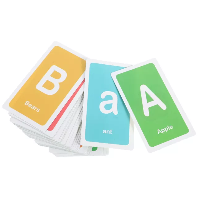 Alphabet Card Learning Flash Cards Kindergarten Toddler Child