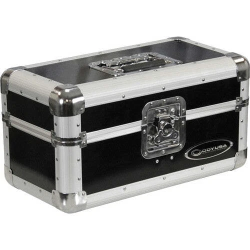 Odyssey Limited Edition Krom Record/Utility Case for 120 7" Vinyl Records, Black
