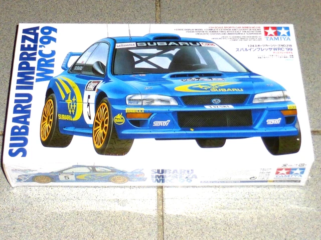 MAQUETTE TAMIYA SUBARU IMPREZA WRC Rallye Tour Corse 1999 1/24 Model