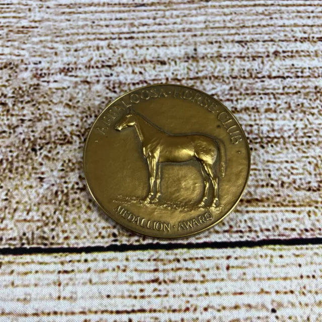 (78) Appaloosa horse club medallion award 1983