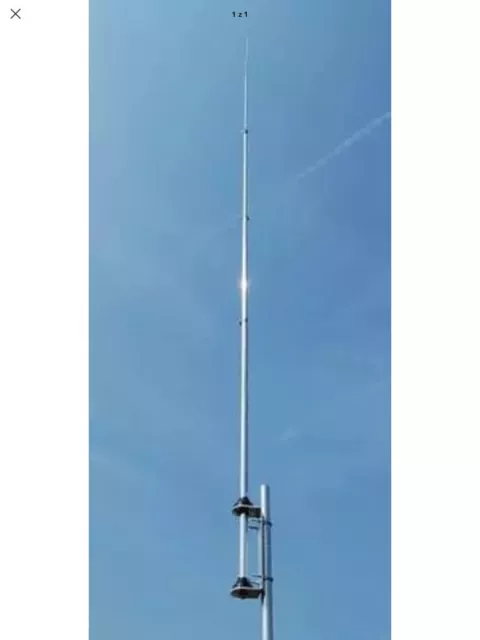 Antena base GPA-80 HF vertical 80-6M sin huecos sin radiales y SWR perfecto con ATU